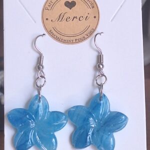 Boucles d'oreilles en polymere